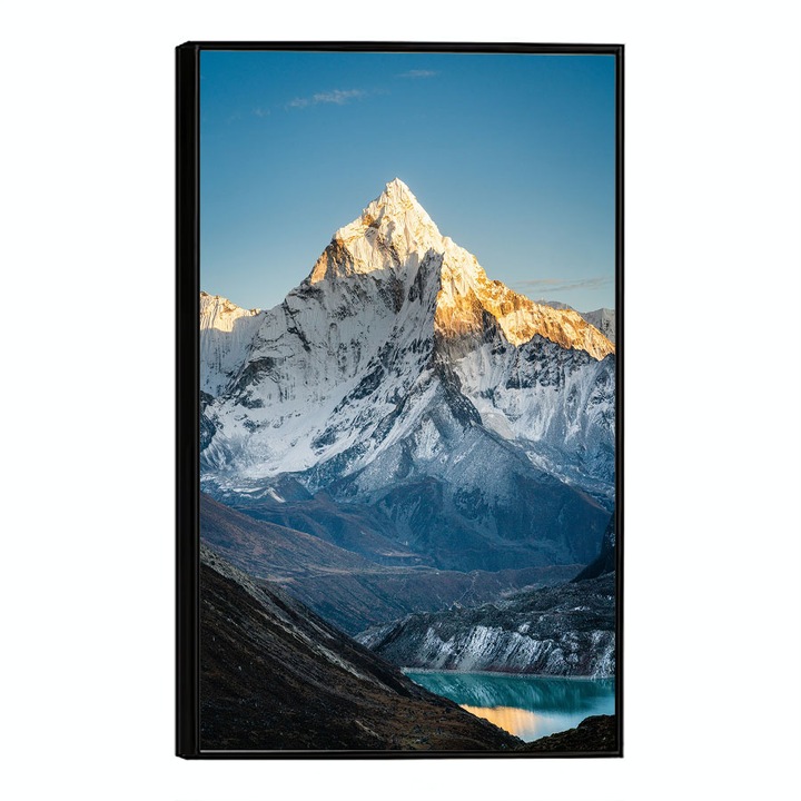 Tablou Poster Inramat, Mountain Peak, 21 x 30 cm, Rama Neagra