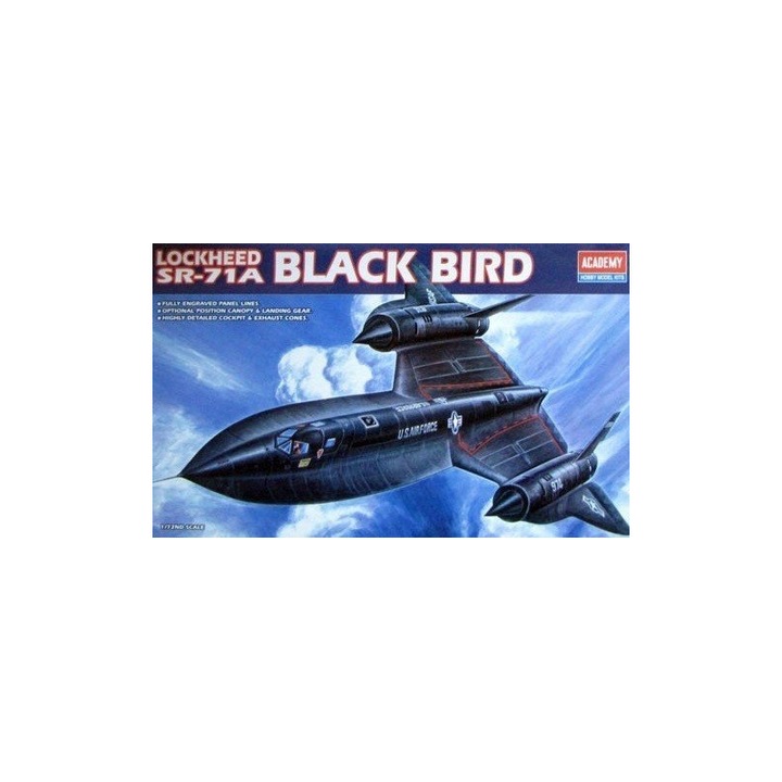 Модел SR-71 Blackbird Academy, мащаб 1:72, пластмаса