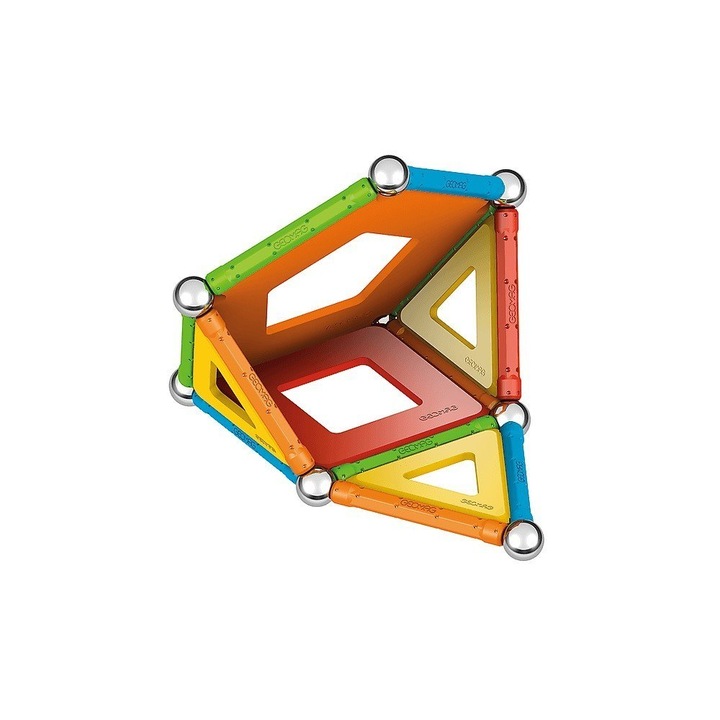 Blocuri magnetice, Geomag, 35 de elemente, Multicolor