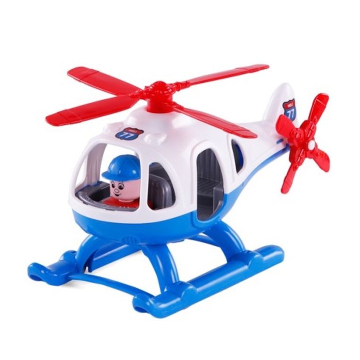 Хеликоптер с фигурка Toys 01, PolesieToys, +3 години, 29.5x22.0x15.0 cm