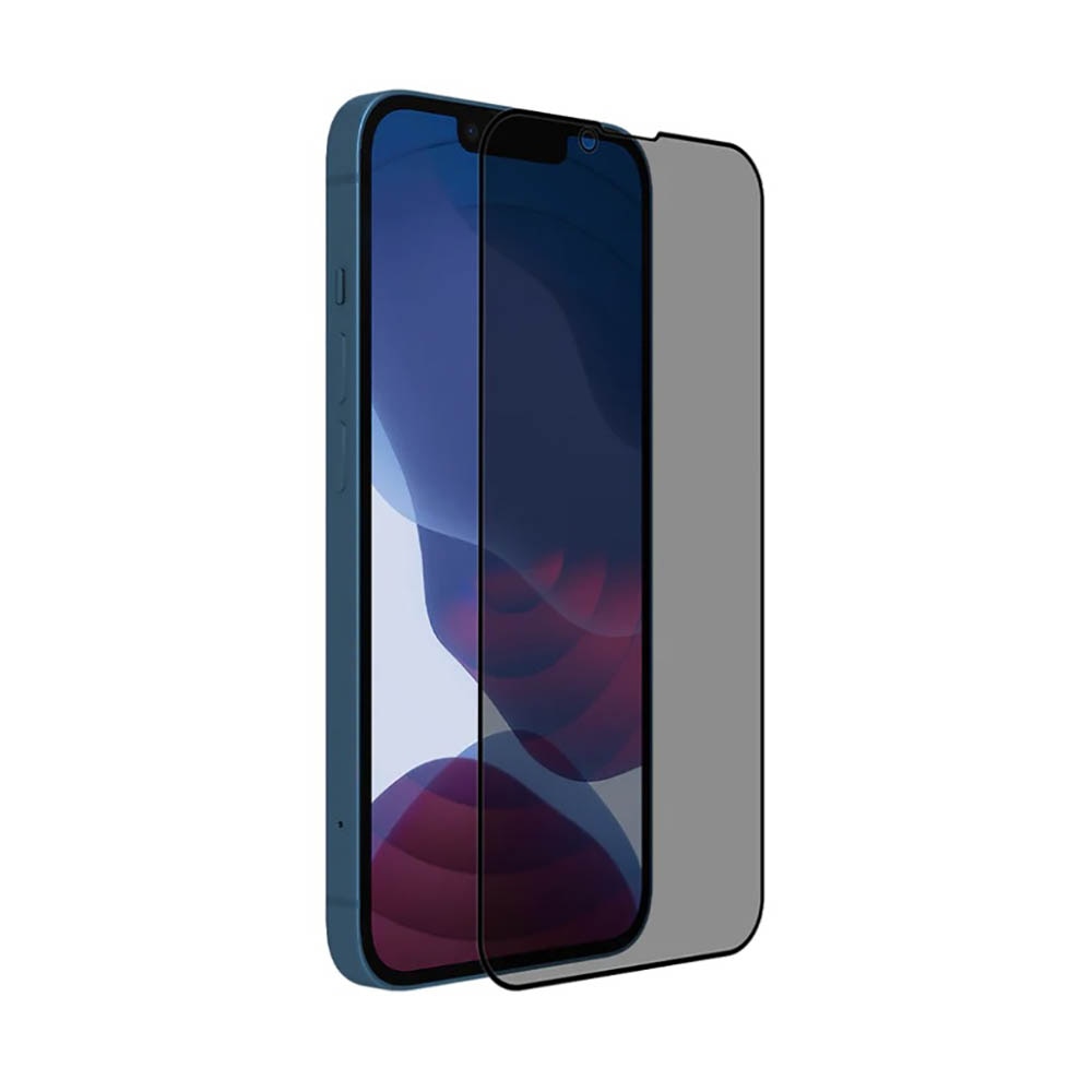 Folie Sticla Joyshell, compatibila cu iPhone 14 Plus, Model Privacy, Full Glue, Protectie Profesionala Ecran 3D, Full Cover