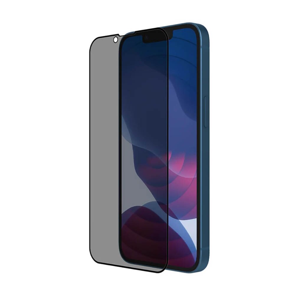 Folie Sticla Joyshell, compatibila cu iPhone 14 Plus, Model Privacy, Full Glue, Protectie Profesionala Ecran 3D, Full Cover