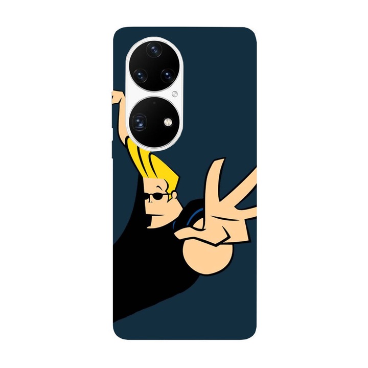 Кейс съвместим с Huawei P40 модел Johnny Bravo Уау, майко!, Силикон, TPU, Обратно