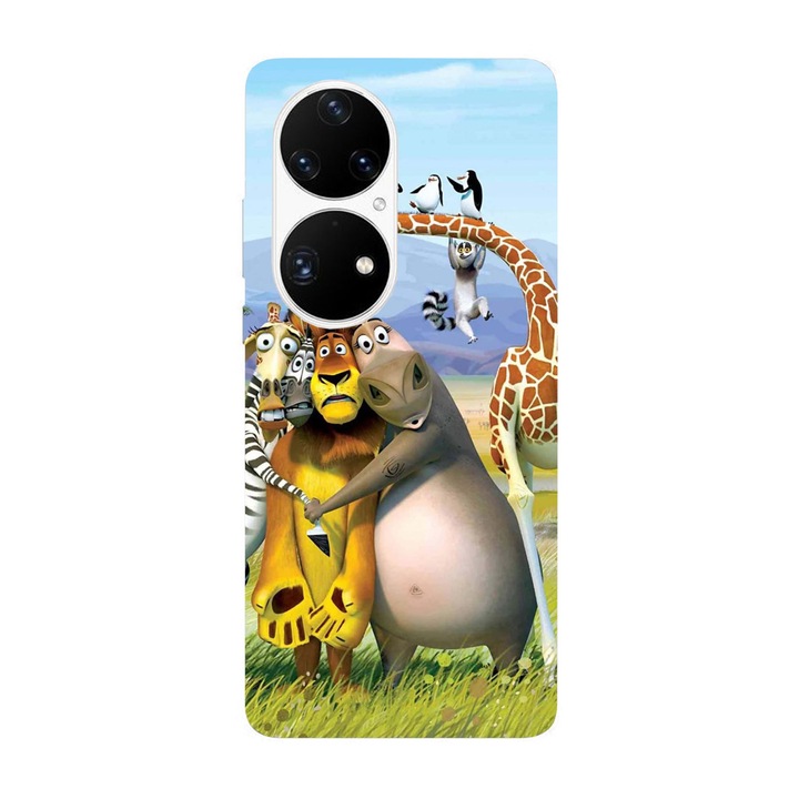 Husa compatibila cu Huawei P50 Pro model Madagascar in the wild, Silicon, TPU, Viceversa