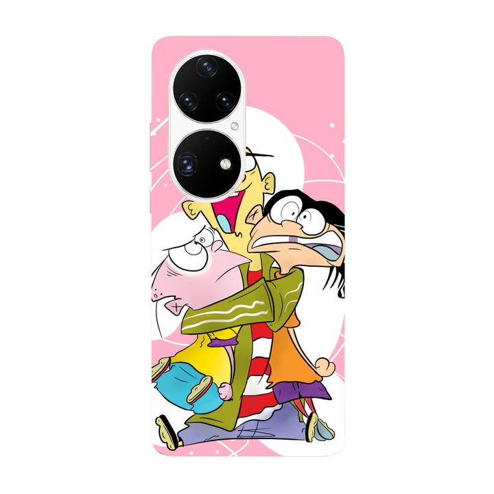 Капак, съвместим с Huawei Mate 40 Pro модел Ed Edd n Eddy Hug, силикон, TPU, обратното