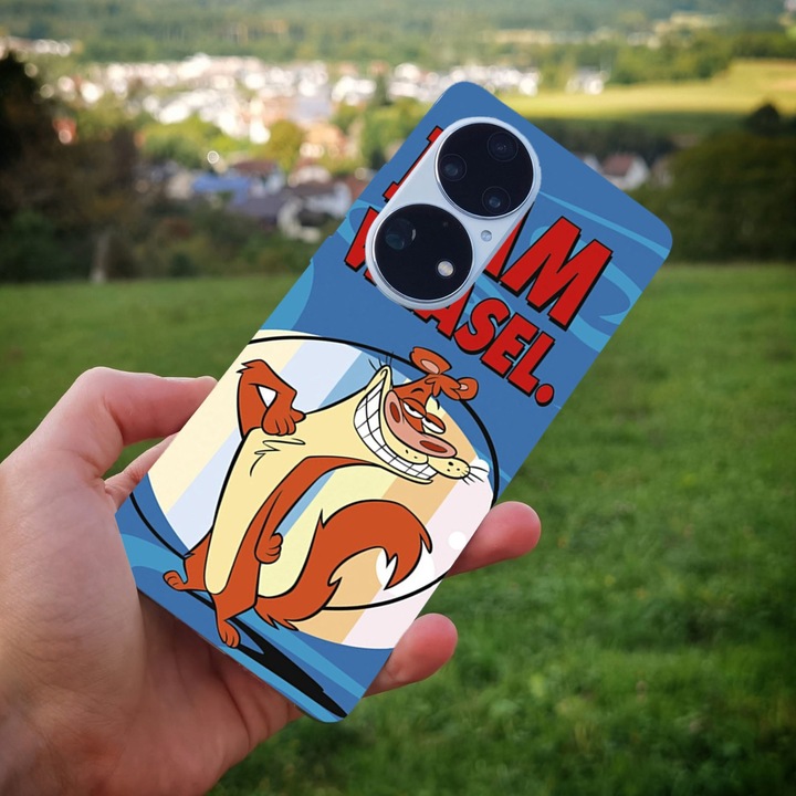 Кейс съвместим с модел Huawei P40 Имам Weasel, Силиконов, TPU, Обратно