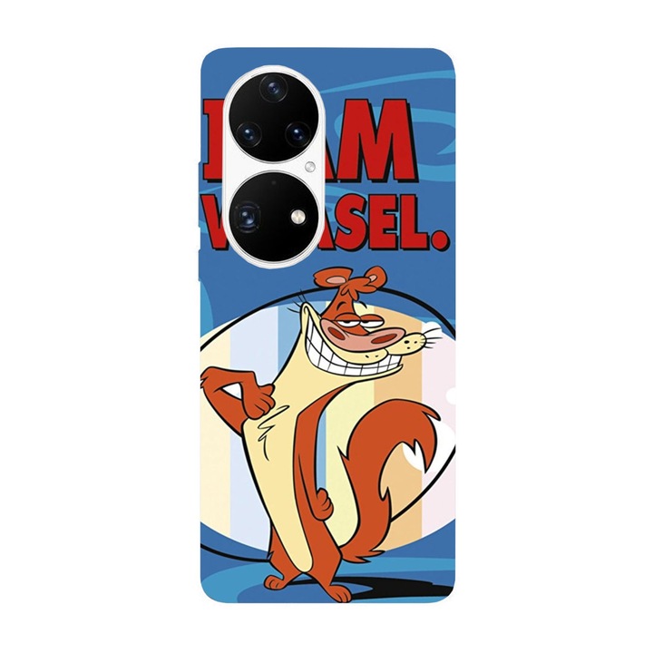 Кейс съвместим с модел Huawei P40 Имам Weasel, Силиконов, TPU, Обратно