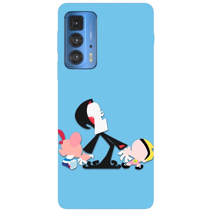 A burkolat kompatibilis a Motorola Moto G20 modell Billy & Mandy bosszantó Grim, Szilícium, TPU, Viceversa