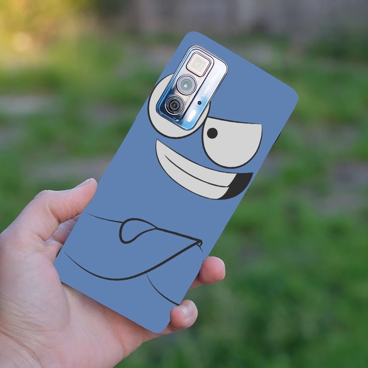 Husa compatibila cu Motorola Moto G51 5G model Bloo Goes Bowling Foster Home for Imaginary Friends, Silicon, TPU, Viceversa