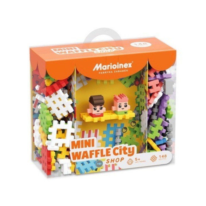 Set de constructie, Magazin, 148 piese, Mini Waffles, Marioinex