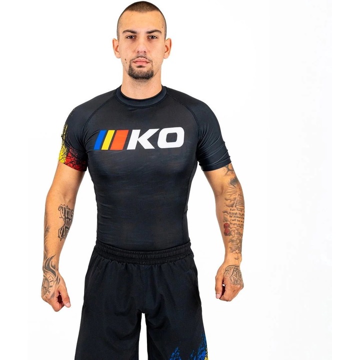 Tricou Compresie Knockout V2, Negru