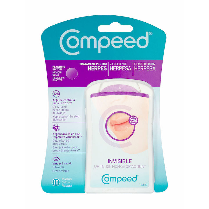 Пластири за херпес Compeed, Дневни, 15 бр.