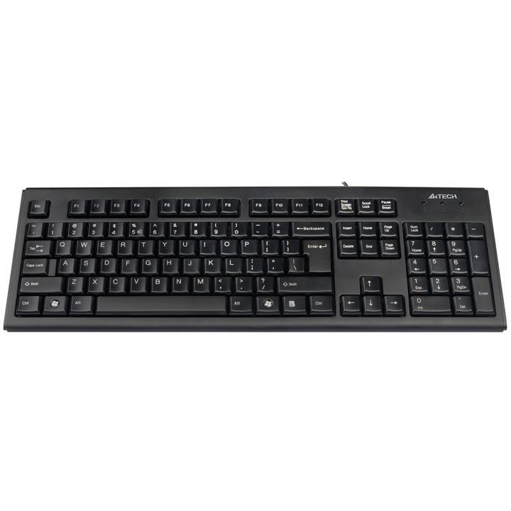 Клавиатура A4tech KR-83-1, USB, Черна