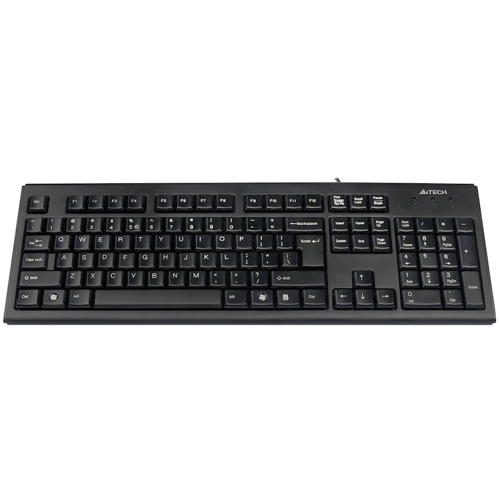 Клавиатура A4tech KR-83-1, USB, Черна
