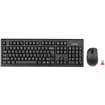Kit Tastatura + Mouse Wireless A4tech 7100N, USB, Negru Kit Tastatura + Mouse Wireless A4tech 7100N, USB, Negru