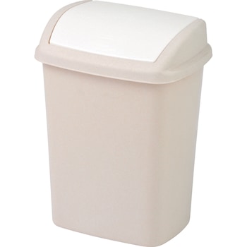 Cos de Gunoi Curver Dominique cu Capac Batant, Alb/Roz, 10 Cos de Gunoi Curver Dominique cu Capac Batant, Alb/Roz, 10