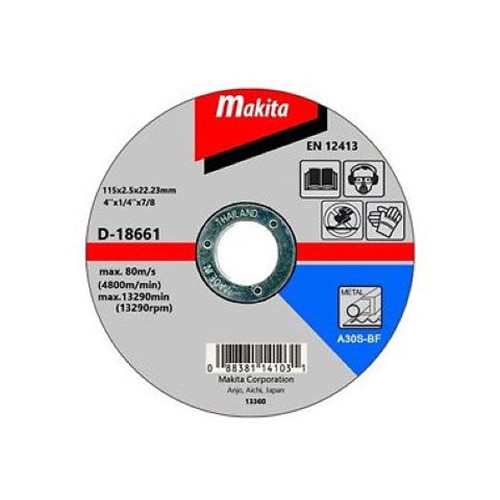 Disc taiere metal Makita, 115x2.5mm