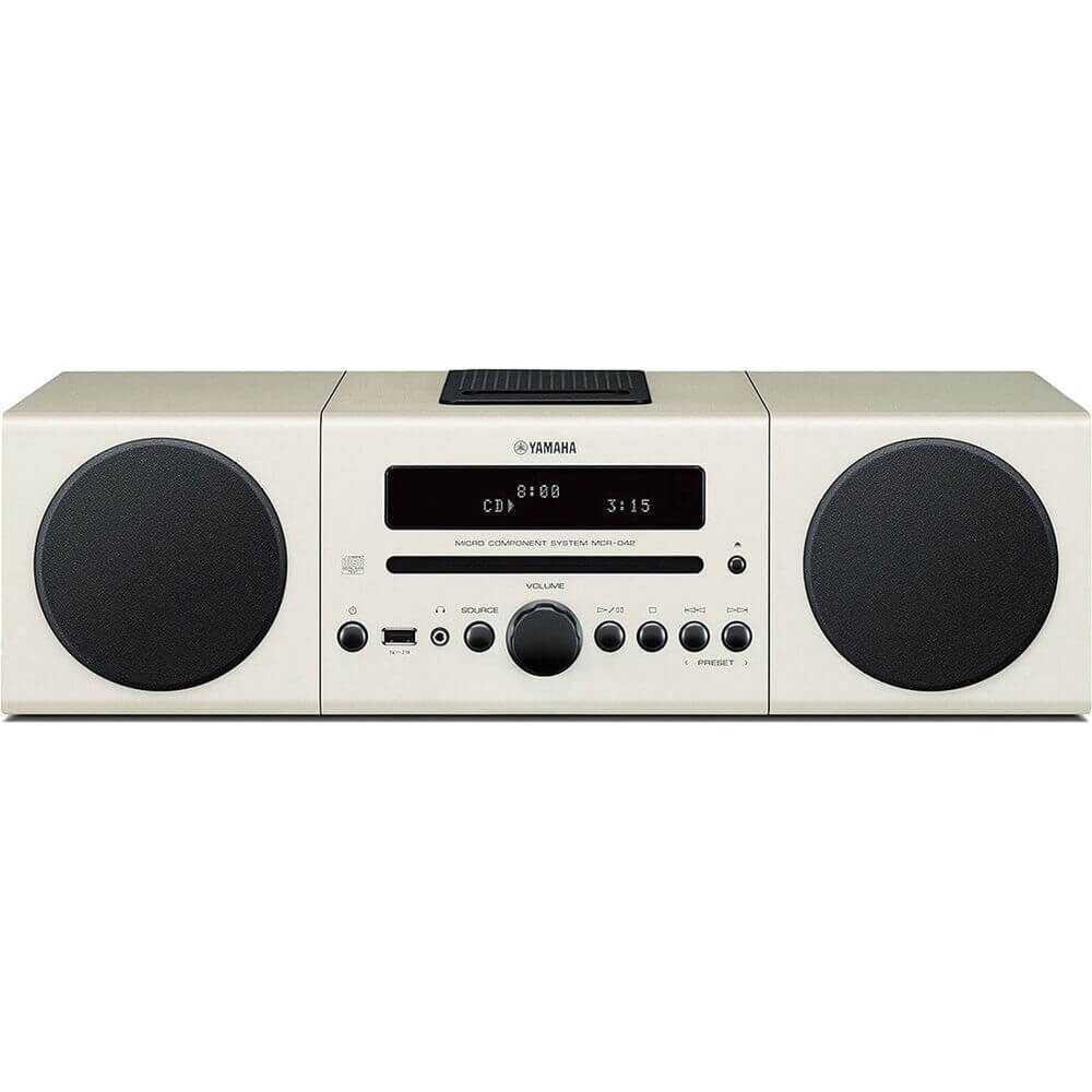 Microsistem audio Yamaha MCR-B142, Dock, Bluetooth, USB, Alb - eMAG.ro