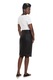 Fusta din piele neagra, Burberry, M