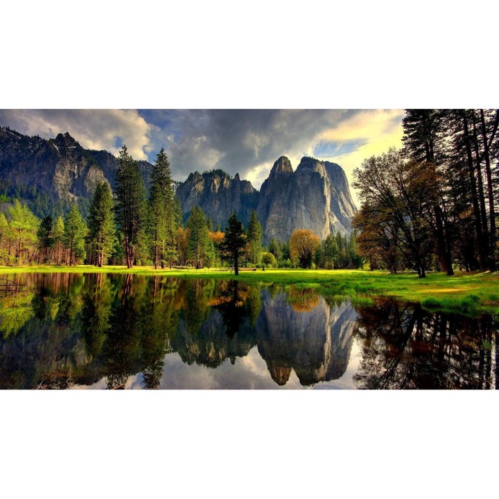 PVC öntapadós tapéta - Hegyi táj 017, 100 x 150 cm