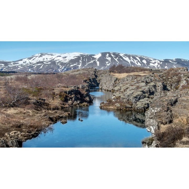 PVC öntapadós tapéta - Hegyi táj 020, 100 x 150 cm