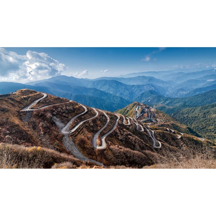 PVC öntapadó tapéta - Hegyi táj 517, 400 x 250 cm