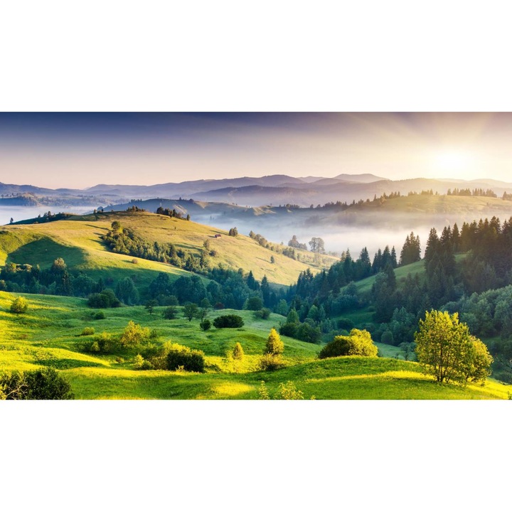 PVC öntapadós tapéta - Hegyi táj 120, 100 x 150 cm