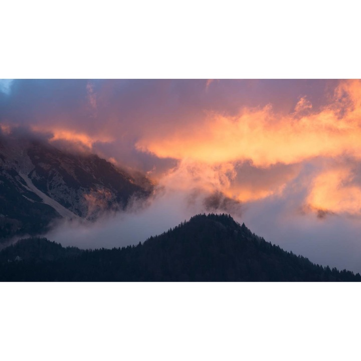 PVC öntapadó tapéta - Hegyi táj 110, 100 x 150 cm