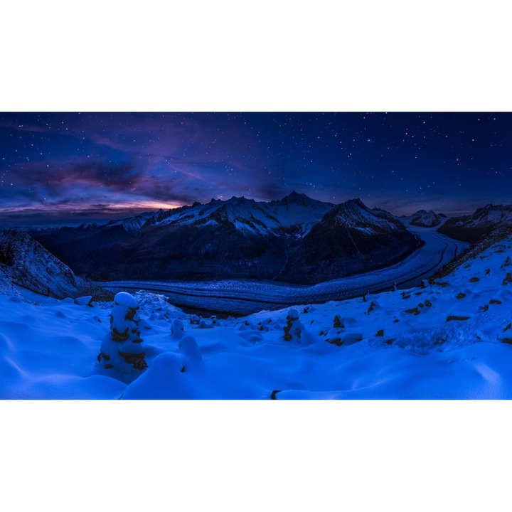 PVC öntapadó tapéta - Hegyi táj 135, 100 x 150 cm