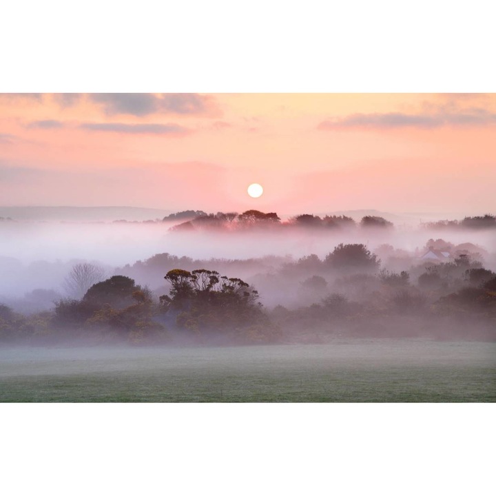 PVC öntapadó tapéta - Hegyi táj 166, 100 x 150 cm