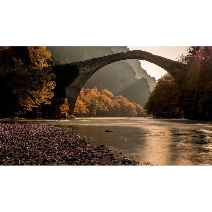 PVC öntapadó tapéta - Hegyi táj 177, 100 x 150 cm