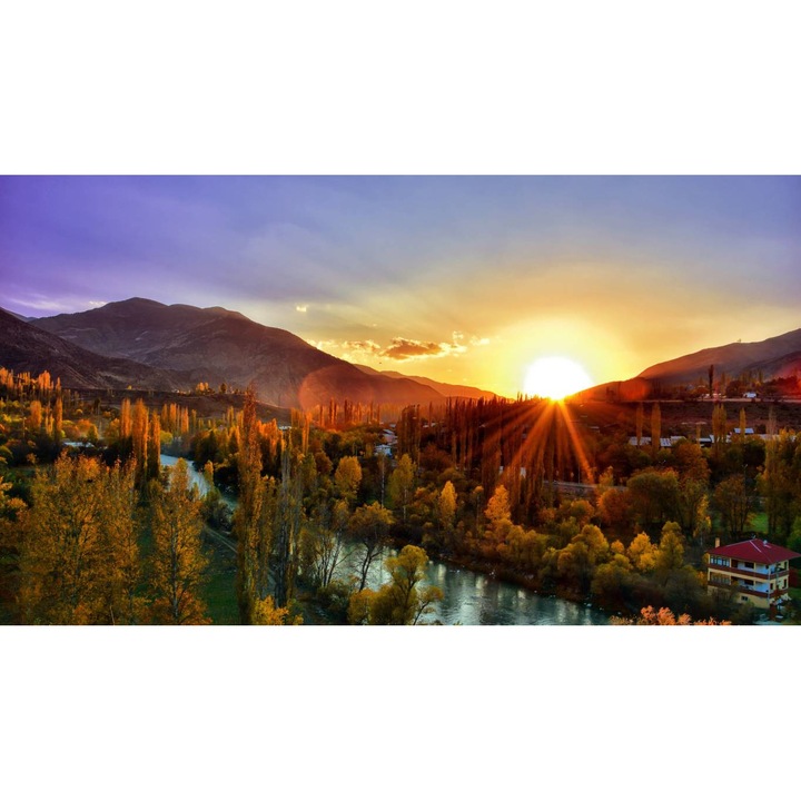 PVC öntapadós tapéta - Hegyi táj 561, 400 x 250 cm