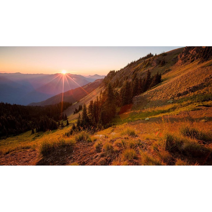 PVC öntapadó tapéta - Hegyi táj 522, 400 x 250 cm