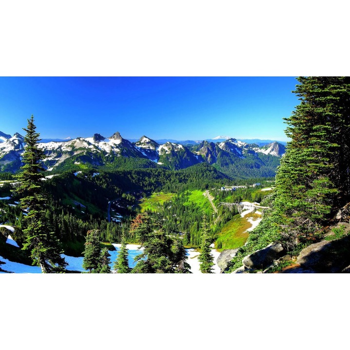 PVC öntapadó tapéta - Hegyi táj 236, 100 x 150 cm