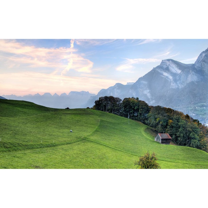 PVC öntapadós tapéta - Hegyi táj 268, 400 x 250 cm