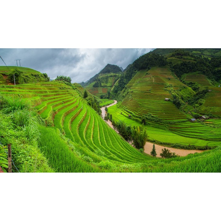 PVC öntapadós tapéta - Hegyi táj 260, 100 x 150 cm