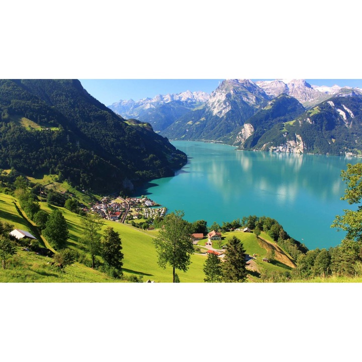 PVC öntapadós tapéta - Hegyi táj 483, 100 x 150 cm