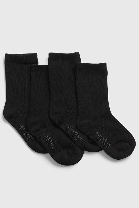 GAP, Чорапи с памук - 4 чифта, Черен, 23-24 EU