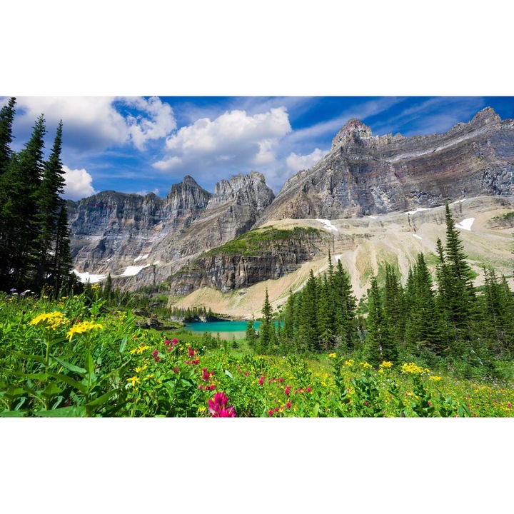 PVC öntapadós tapéta - Hegyi táj 428, 100 x 150 cm