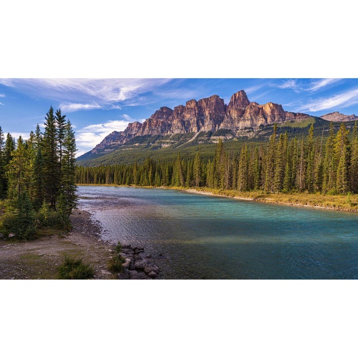 PVC öntapadós tapéta - Hegyi táj 377, 400 x 250 cm