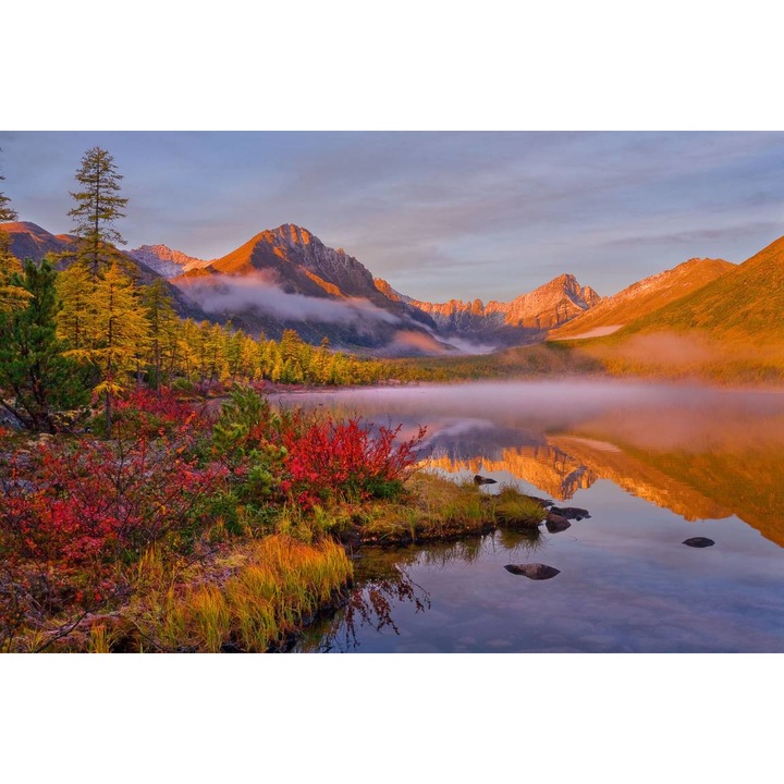 PVC öntapadós tapéta - Hegyi táj 414, 100 x 150 cm