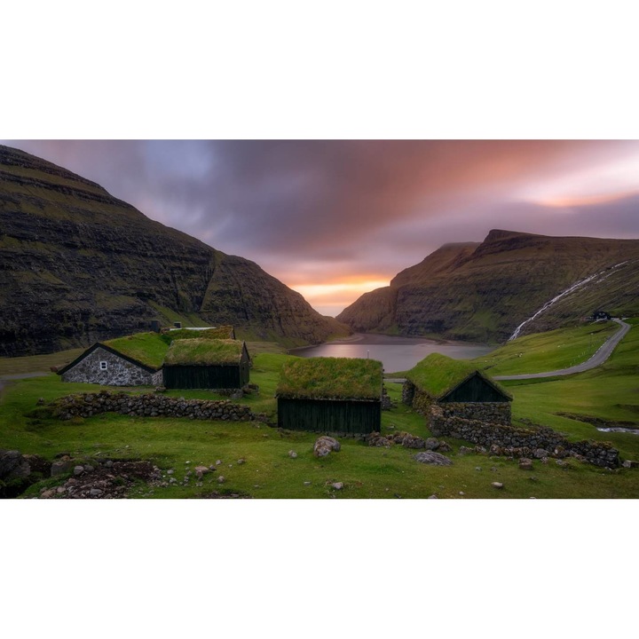 PVC öntapadós tapéta - Hegyi táj 299, 100 x 150 cm