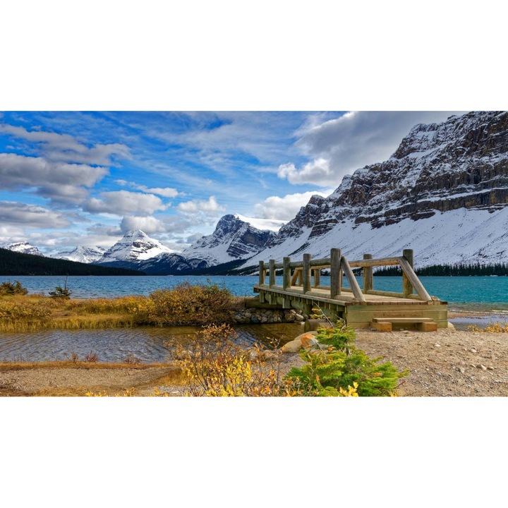 PVC öntapadós tapéta - Hegyi táj 162, 100 x 150 cm