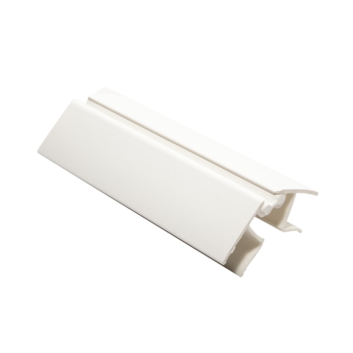 Coltar MULTIANGOLO pentru plinta H=100 mm, finisaj alb