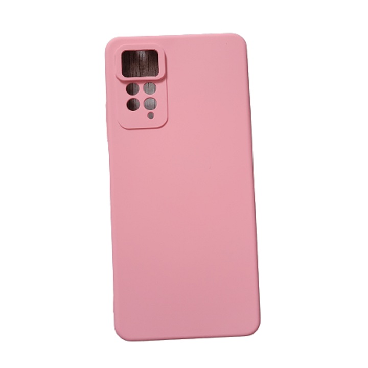 Противоударен силиконов капак с микрофибърна вътрешност, съвместим с Xiaomi Redmi Note 11 Pro 5G Pink