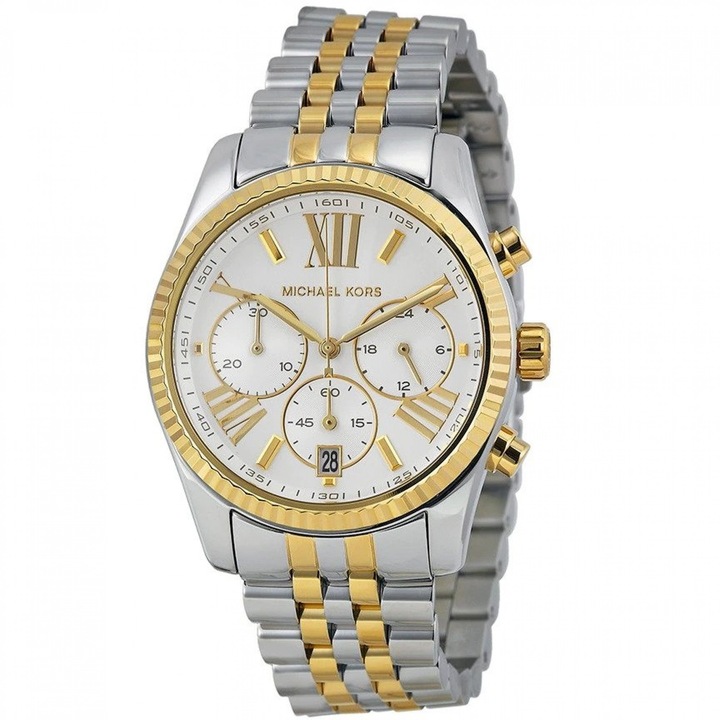 Дамски часовник Michael Kors, Lexington, Аналогов 822380332, Златист