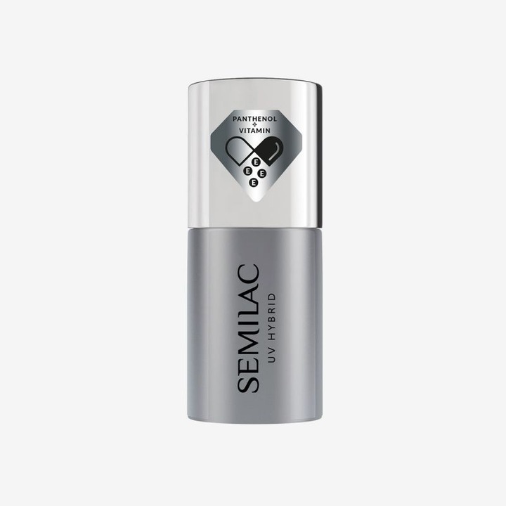 Lac de unghii semipermanent, Semilac, 7ml, Transparent, 3668