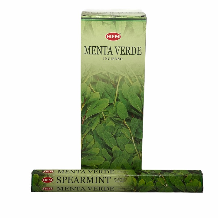 Set betisoare parfumate HEM, MENTA VERDE, 6 cutii x 20 betisoare