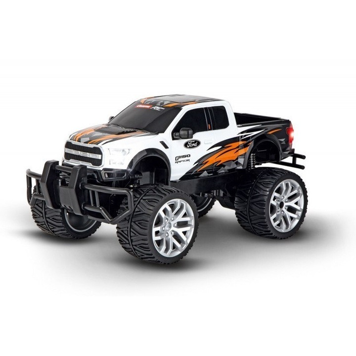 Masinuta cu telecomanda Carrera Ford F-150 Raptor, Plastic, Alb