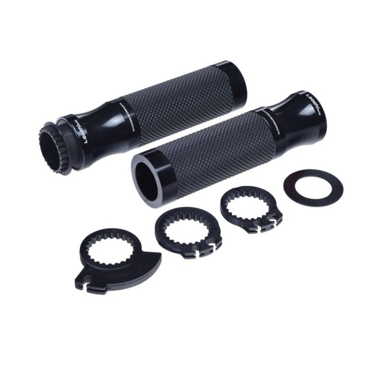 Set 2 mansoane moto 652, culoare negru